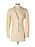 Armani Collezioni Tan Silk Blazer Size 4 - photo 1