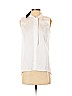 Lafayette 148 New York White Sleeveless Blouse Size P (petite) - photo 1