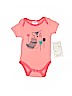 Assorted Brands 100% Cotton Pink Short Sleeve Onesie Size 3-6 mo - photo 1
