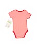 Assorted Brands 100% Cotton Pink Short Sleeve Onesie Size 3-6 mo - photo 2