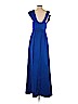 MARCHESA notte 100% Silk Blue Cocktail Dress Size 6 - photo 2