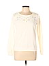 Ann Taylor LOFT Ivory Sweatshirt Size M (petite) - photo 1
