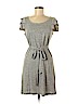 Ann Taylor LOFT Gray Casual Dress Size M (petite) - photo 1