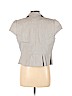 Ann Taylor LOFT 100% Cotton Gray Blazer Size 12 (petite) - photo 2