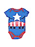 Marvel Blue Short Sleeve Onesie Size 0-3 mo - photo 1