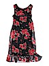 Zoey Girl 100% Polyester Floral Black Special Occasion Dress Size 6X - photo 1