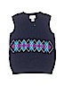 Strasburg 100% Cotton Argyle Blue Sweater Vest Size 8 - 10 - photo 1