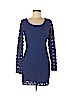 Free People 100% Polyester Blue Casual Dress Size S (petite) - photo 1
