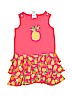 Gymboree 100% Cotton Graphic Pink Dress Size 4 - photo 1