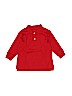 Lands' End 100% Baumwolle Solid Red Long Sleeve Polo Size 2T - photo 1