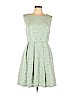 Paper Crown Green Casual Dress Size L - photo 1