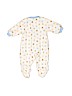 Carter's 100% Cotton White Short Sleeve Outfit Size Newborn - photo 2