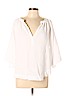 VICI 100% Cotton White Short Sleeve Blouse Size L - photo 1