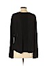 Gap 100% Rayon Black Long Sleeve Blouse Size S - photo 2