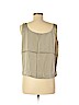 Eileen Fisher 100% Silk Tan Sleeveless Silk Top Size M - photo 2