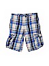 Tommy Hilfiger 100% Cotton Plaid Blue Cargo Shorts Size 7 - photo 1