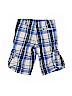 Tommy Hilfiger 100% Cotton Plaid Blue Cargo Shorts Size 7 - photo 2
