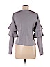 Romeo & Juliet Couture Gray Pullover Sweater Size L - photo 2