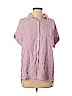 Beach Lunch Lounge Purple Short Sleeve Blouse Size S (petite) - photo 1
