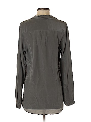 Calypso St. Barth Long Sleeve Silk Top (view 2)