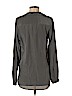 Calypso St. Barth 100% Silk Gray Long Sleeve Silk Top Size S - photo 2