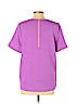 Essentiel Antwerp 100% Polyester Purple Short Sleeve Blouse Size EU 38 / US 8 - photo 2