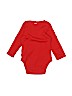 Baby Gap 100% Cotton Red Long Sleeve Onesie Size 12-18 mo - photo 2