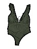 Cupshe Green One Piece Swimsuit Size 3X - photo 1