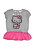 Hello Kitty 100% Polyester Gray Pullover Sweater Size 7 - 8 - photo 1