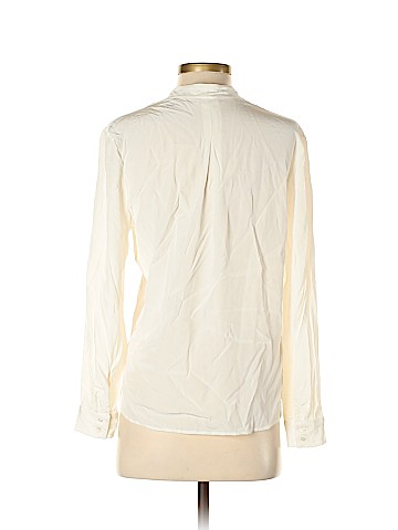 Cuyana Long Sleeve Silk Top (view 2)