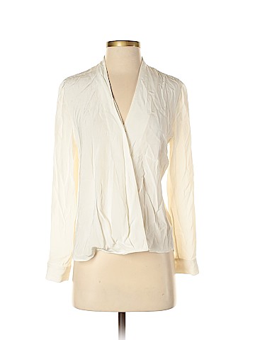 Cuyana Long Sleeve Silk Top (view 1)