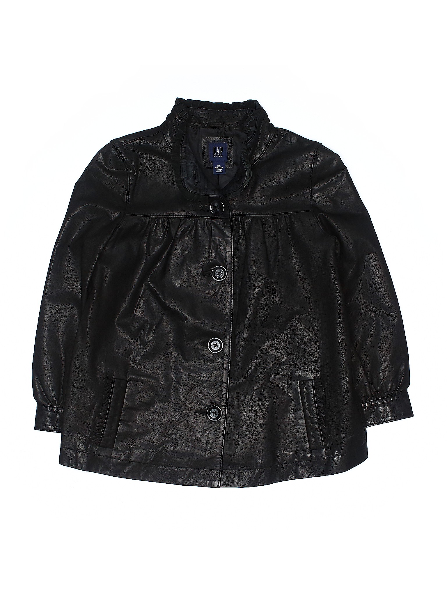 gap faux leather jacket