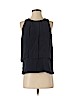 J.Crew 100% Viscose Blue Sleeveless Blouse Size 4 (petite) - photo 1