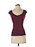 Theory 100% Cotton Burgundy Short Sleeve T-Shirt Size P (petite) - photo 1