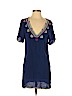 Francesca's Blue Casual Dress Size S - photo 1
