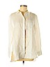 Cuyana Solid White Long Sleeve Button-Down Shirt Size M - photo 1