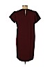 Cuyana Solid Burgundy Casual Dress Size L - photo 2
