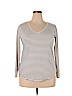 Old Navy 100% Cotton Ivory Long Sleeve T-Shirt Size XL - photo 1
