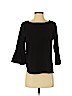 BCX Black 3/4 Sleeve Top Size M - photo 1