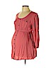 Rumor Has It! - Maternity 100% Rayon Pink 3/4 Sleeve Blouse Size XL - photo 1