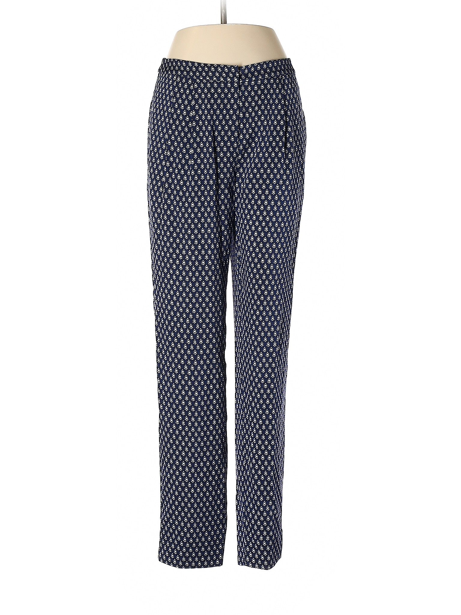 Diane von Furstenberg Women Blue Silk Pants 2 | eBay