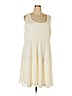 Slinky Brand 100% Polyester Ivory Casual Dress Size 2X - photo 1