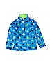 Hatley 100% Polyester Blue Fleece Jacket Size 4 - photo 1