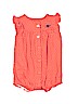 Carter's 100% Cotton Orange Short Sleeve Onesie 12-18 MO / 18 MO - photo 1