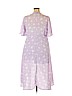 Bobeau 100% Polyester Purple Casual Dress Size L (petite) - photo 2