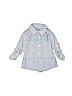 Baby Gap Outlet 100% Cotton Blue Long Sleeve Button-Down Shirt Size 18-24 mo - photo 1