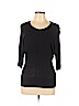 Talbots Black 3/4 Sleeve Top Size L (petite) - photo 1