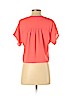 Xhilaration 100% Polyester Pink Short Sleeve Blouse Size S (petite) - photo 2
