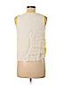 Ann Taylor LOFT 100% Rayon Yellow Sleeveless Blouse Size M (petite) - photo 2