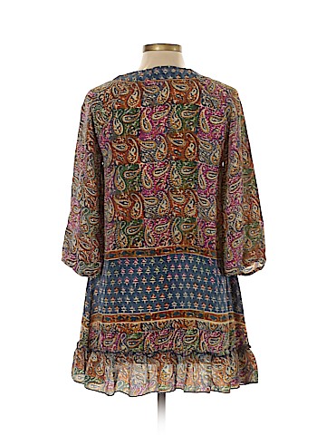 Tolani 3/4 Sleeve Silk Top (view 2)